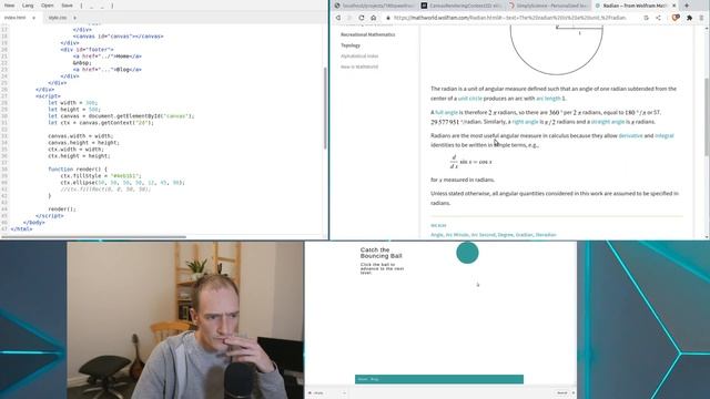 9. Bouncing Ball | 180 sites speedrun | JavaScript, HTML & CSS смотреть онлайн