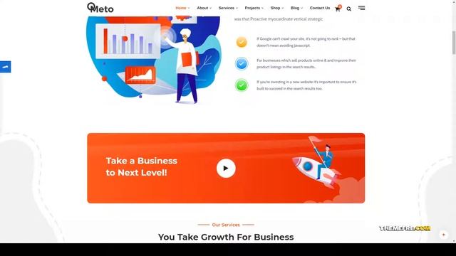 Meto SEO and Marketing WordPress Theme online marketing wordpress theme digital marketing Mashiro смотреть онлайн