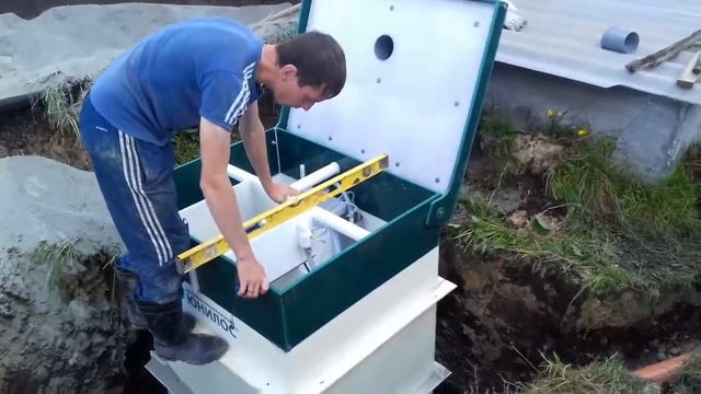 Монтаж септика Юнилос, Астра 3 смотреть онлайн