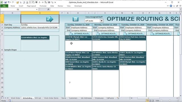 How To Optimize Map Routes AND Schedule Jobs & Deliveries In Excel in ONE CLICK [PLUS FREE DOWNLOAD смотреть онлайн