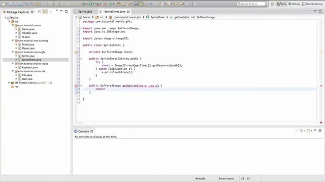 "Java Programming Tutorial" | "Super Mario Game" #14 | Sprites and Spritesheets смотреть онлайн