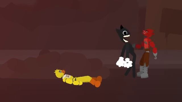 Fnaf 1 vs cartoon cat (stick nodes) смотреть онлайн