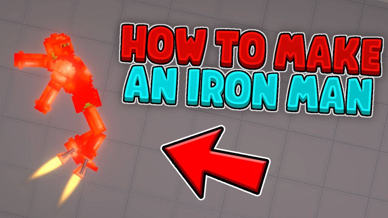 ⁉️КАК СДЕЛАТЬ ЖЕЛЕЗНОГО ЧЕЛОВЕКА ‼️- melon sandbox смотреть онлайн