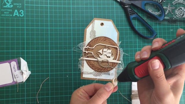 Nautical tag tutorial смотреть онлайн