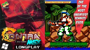 NEW CONTRA MSX (PC,FANGAME) LONGPLAY