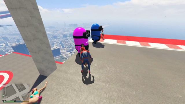 GTA 5 Spider-man epic ragdolls || Jumps/ Fails Epi. 49 (Euphoria Physics) || #gameplay #viral смотреть онлайн