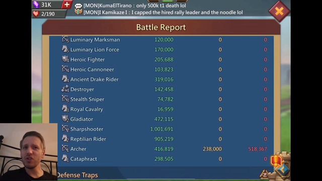 Let's Rally Trap With 5M Troops! He's Hiding a Sneaky 11K Hero? Lords Mobile. смотреть онлайн