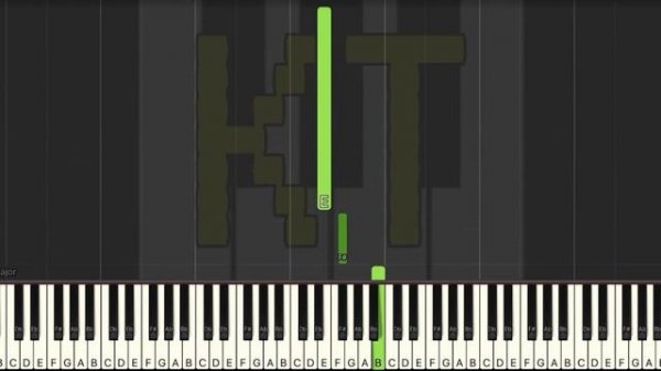 Aria Math [Minecraft Volume Beta] - Easy Mode [Piano Tutorial] (Synthesia)