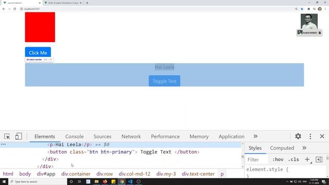62. Enter & Leave Transitions for dynamically inserted component using transition component - Vue 3 смотреть онлайн