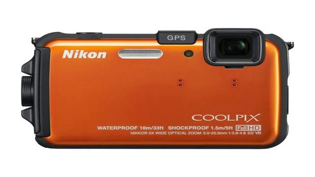 Nikon COOLPIX AW100 16 MP CMOS Waterproof Digital Camera with GPS and Full HD 1080p Video (Orange) смотреть онлайн