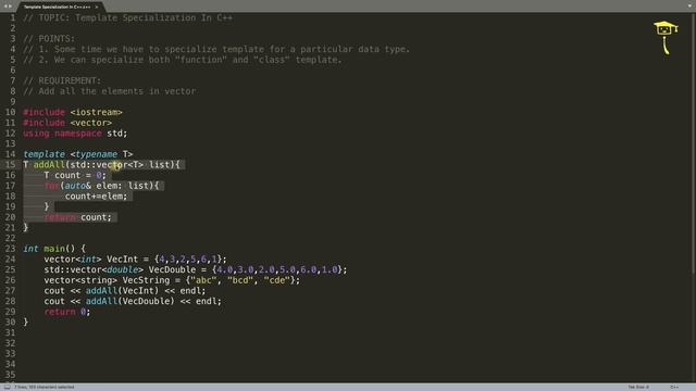 Template Specialization In C++ смотреть онлайн