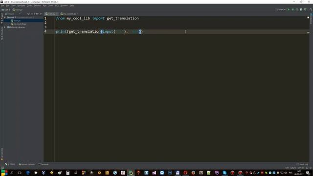 Переводчик на Python Yandex API смотреть онлайн