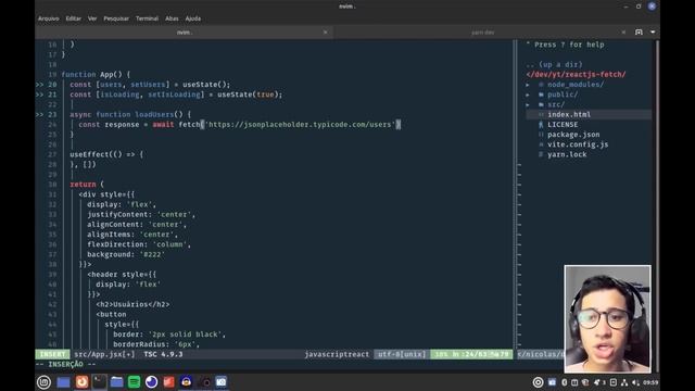 CONSUMINDO APIs NO REACJS USANDO A FETCH API! смотреть онлайн