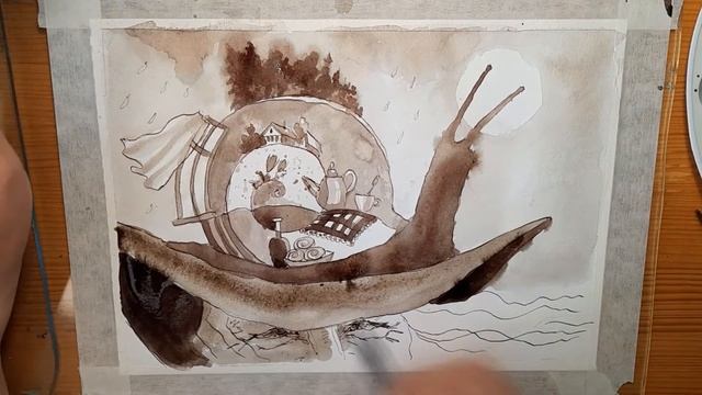 Бумажная Лампа "Улитка". Сказки, рассказанные морем. смотреть онлайн