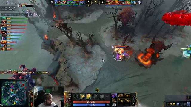 НС СМОТРИТ ЗА ЛЕГЕНДАМИ ДОТЫ НА ТИР 2 СЦЕНЕ! ТОПСОН В ТИЛЬТЕ?! / НС Team Secret vs Old G смотреть онлайн