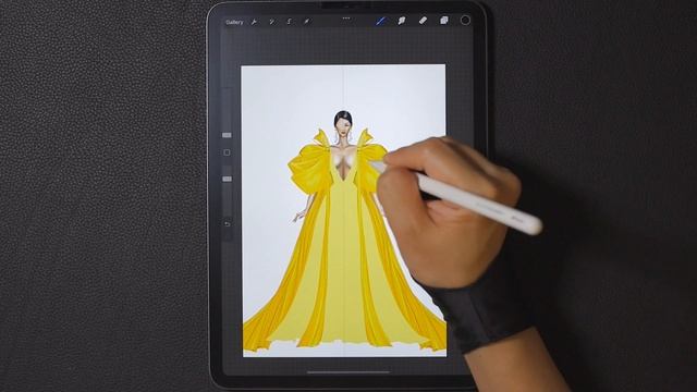 Procreate Digital Fashion Illustration Tutorial: Mirror Drawing On IPad Pro