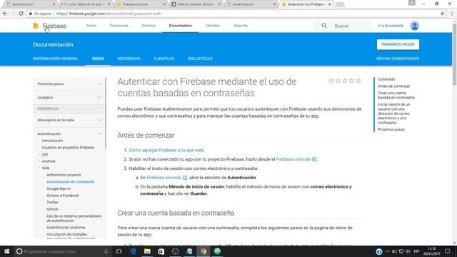 Ejemplo con Autentificación en Firebase usando JavaScript смотреть онлайн