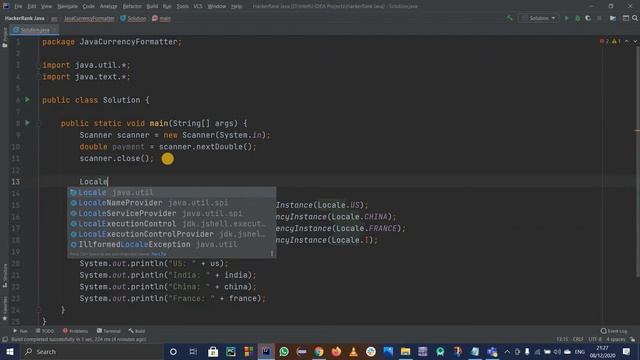JAVA CURRENCY FORMATTER | HACKERRANK SOLUTION | JAVA INTRODUCTION смотреть онлайн
