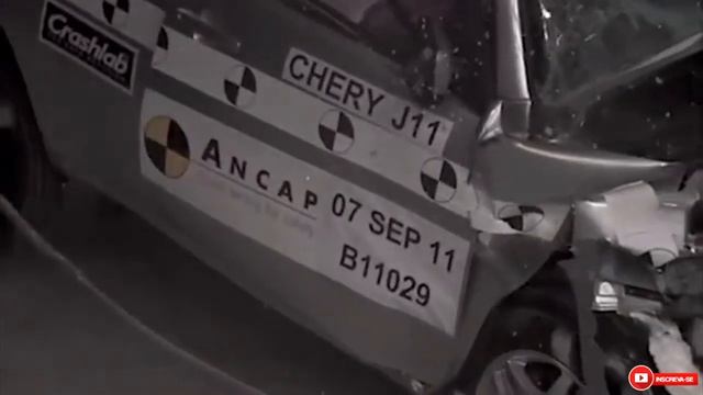 Teste de Colisão Chery Tiggo - Crash Test Br смотреть онлайн
