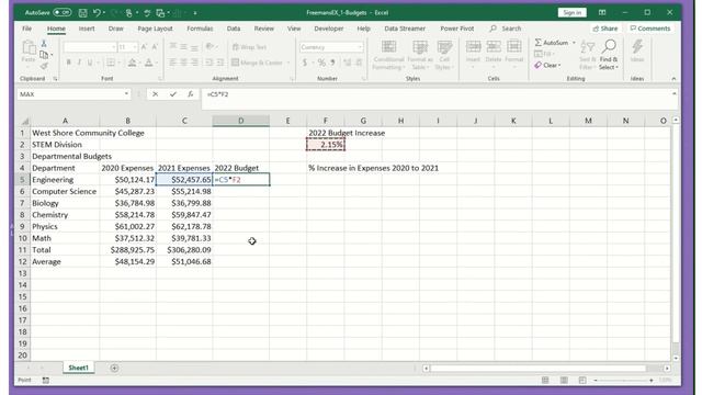 Excel Module 1 Independent Challenge 2 смотреть онлайн