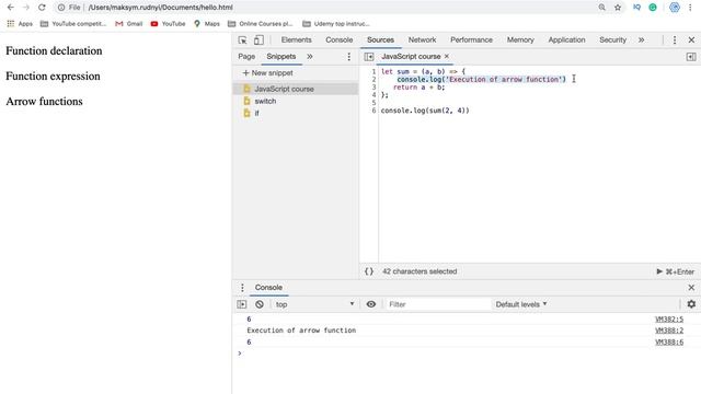21. JavaScript functions. Arrow function explanations. смотреть онлайн