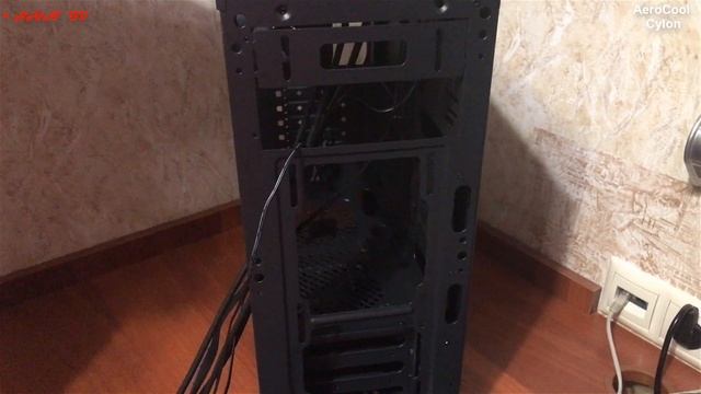 ? Корпус ? ATX AeroCool Cylon , Midi-Tower , ( чёрный ) распаковка , комплектация , обзор смотреть онлайн