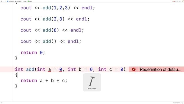Default Arguments | C++ Tutorial смотреть онлайн