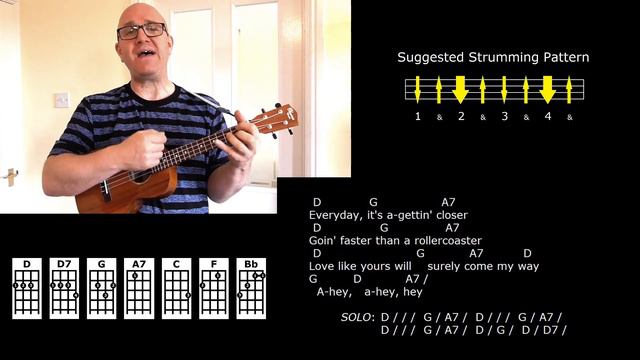 Everyday - Buddy Holly - Ukulele Strum-Along Lesson - Jez Quayle смотреть онлайн
