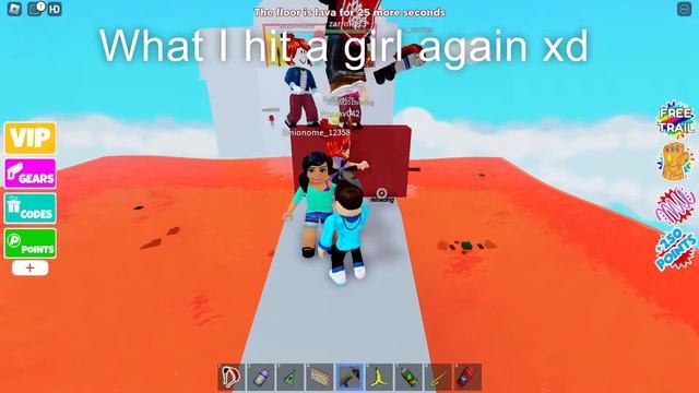 Roblox The Floor Is Lava Gravity Gun Trolling !! смотреть онлайн