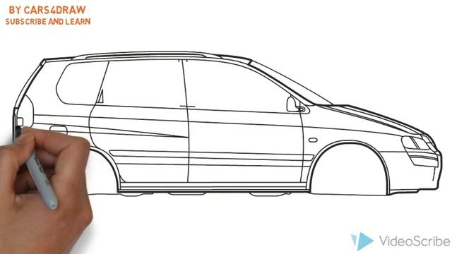 How to Draw a Mitsubishi Space Star / Как нарисовать Mitsubishi Space Star смотреть онлайн