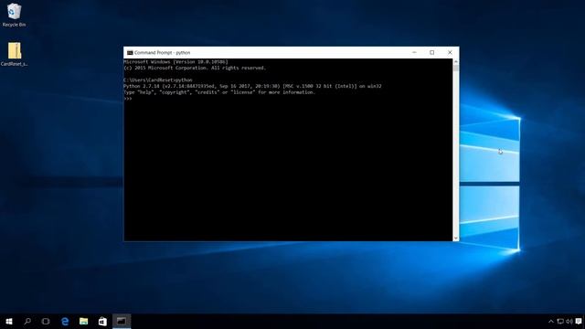 CardReset script - User and installation guide смотреть онлайн