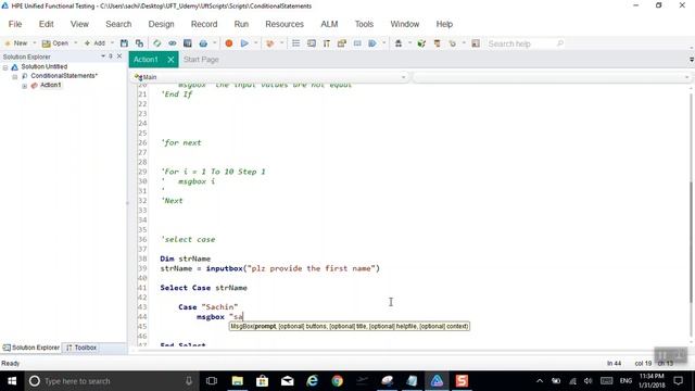 VbScript Select Case смотреть онлайн