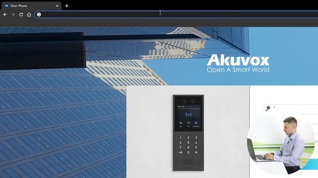 Akuvox X912 Setting Static IP Address смотреть онлайн