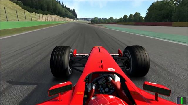 Assetto Corsa - Ferrari F2002 at Spa-Francorchamps смотреть онлайн