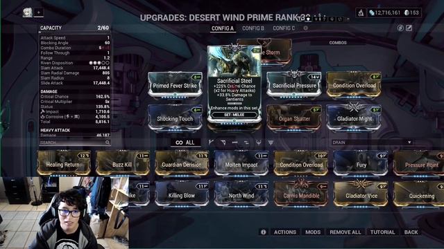 LLEGO el Monje Dorado al Camino de Acero! - Build Baruuk Prime CRITICOS ROJOS [Warframe] смотреть онлайн