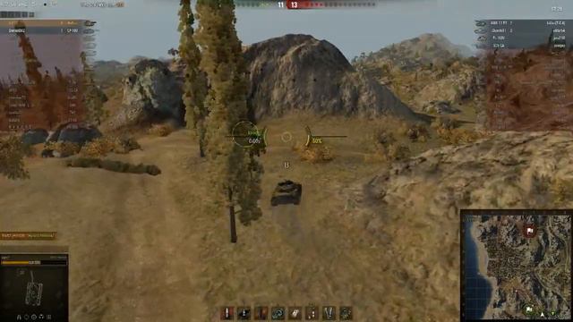World of Tanks M18 Hellcat 10 фрагов смотреть онлайн