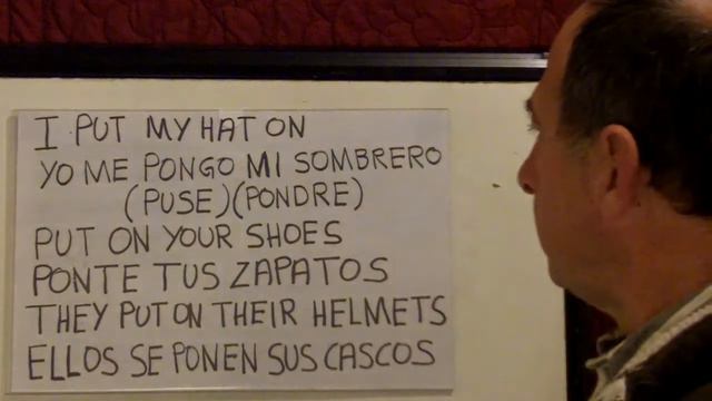 The use of To Put On in Spanish http://englishidiomstospanish.blogspot.com смотреть онлайн