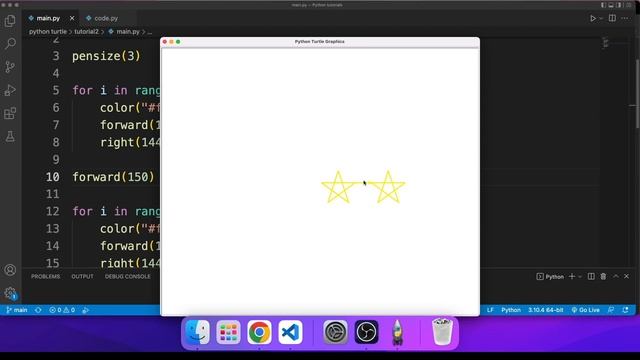 Learn the Pen Up and Down methods in the turtle graphics module - BM coding for kids смотреть онлайн