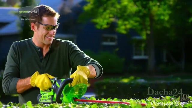 Садовая техника Greenworks (ГринВоркс). Обзор от команды Greenworks Tools смотреть онлайн