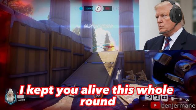 Donald Trump discovers he’s a Mercy simp in Overwatch 2 смотреть онлайн