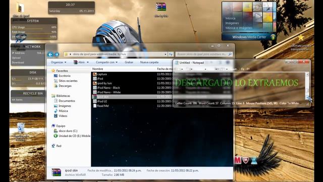 skin para windows media player.HD смотреть онлайн
