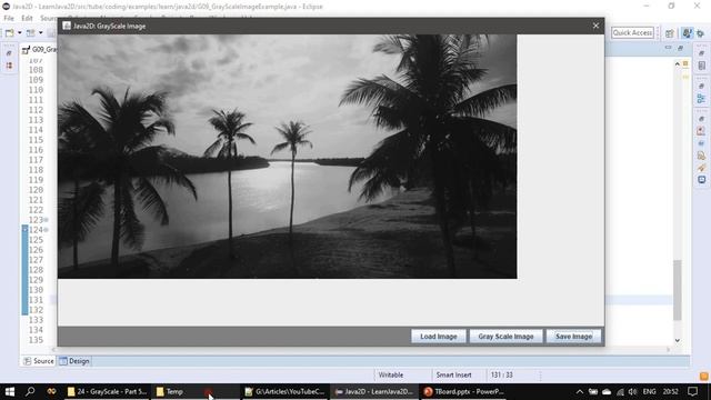 GrayScale | Part 5 - Save Grayscaled Png Image | Java2D Tutorial #24 смотреть онлайн