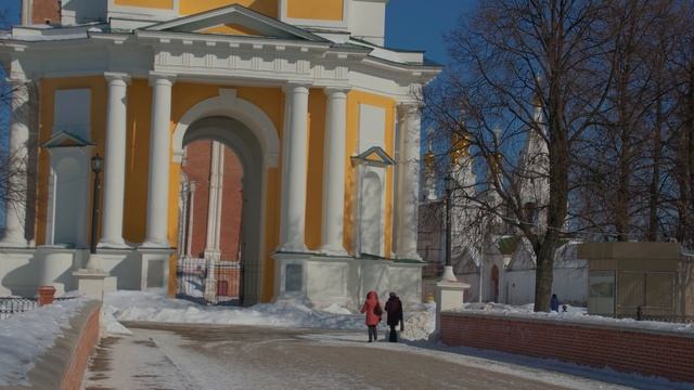 Прогулка по Рязани. Рязанский Кремль зимой.mp4 смотреть онлайн