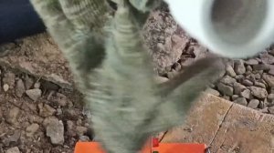 Отопление гаража от дома часть 1:пайка пп труб и прокладка теплотрассы