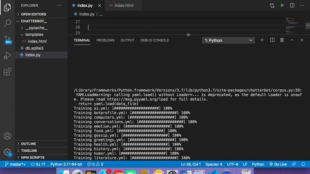 Create Chatbot Using Python Part 23 смотреть онлайн