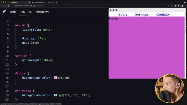 Rolagem Suave com apenas 1 propriedade CSS (Smooth Scroll) смотреть онлайн