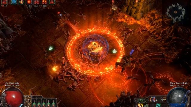 Gellig Mortezzah -- Path of Exile Apex of Sacrifice Queen Atziri AFKing quad atziris смотреть онлайн