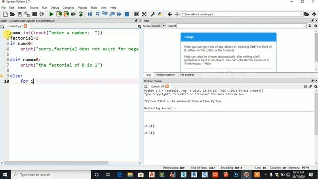 Print the Factorial for any number python code || infinity programerz || pythoncoding смотреть онлайн