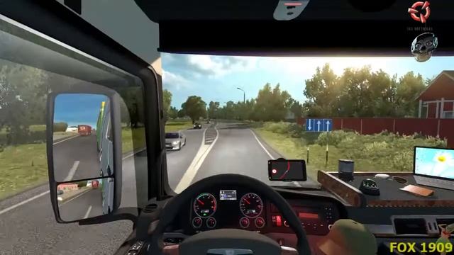 (ETS2 v1.27 ProMods 2.17 RusMap 1.7.3) TEST und Meinung RusMap 1.7.3 смотреть онлайн