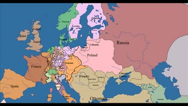 10 siècles en 5 minutes d'une carte de l'Europe смотреть онлайн